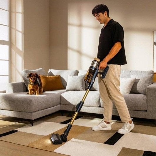 Aspirador sem Fio Cecotec Conga Rockstar RS90 Pet Flex 600W 65min Animais Depósito XL