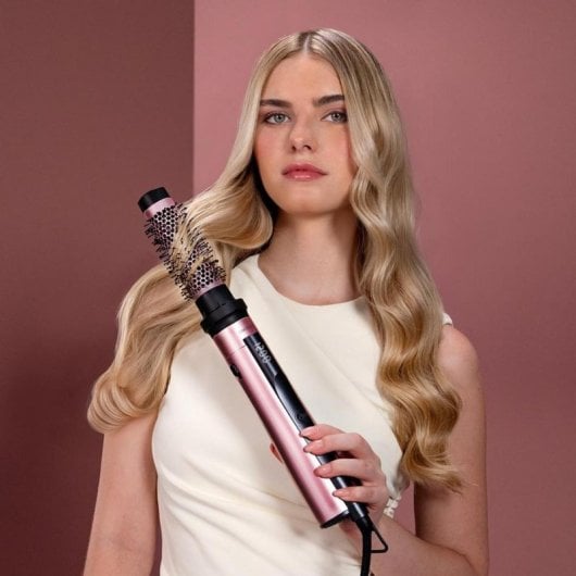 Escova de Ar CeramicCare 3in1 AirBrush 1200W Iónica Digital 3 Modos 3 Acessórios