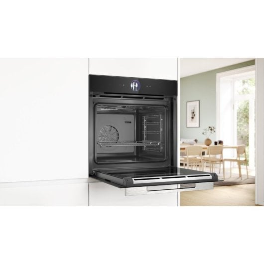 Horno électrique Bosch Serie 8 HSG7364B1 71 L Noir vapeur Wi-Fi autonettoyant
