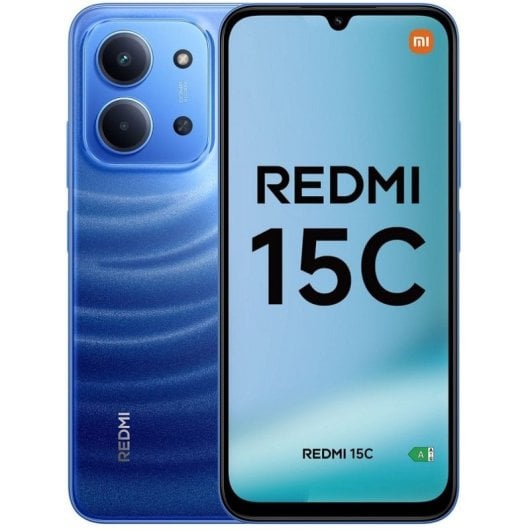 Xiaomi Redmi 15C 4GB 256GB 6.9" 120Hz Batería 6000mAh 33W Azul Versión Importada