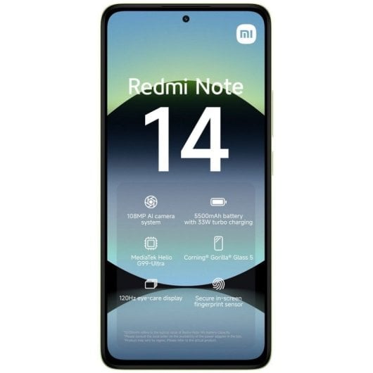 Xiaomi Redmi Note 14 4G 6/128GB Verde Lima Libre Versión Importada Europea