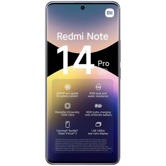 Xiaomi Redmi Note 14 Pro 5G 8/256GB Violeta Lavanda Libre Versión Importada