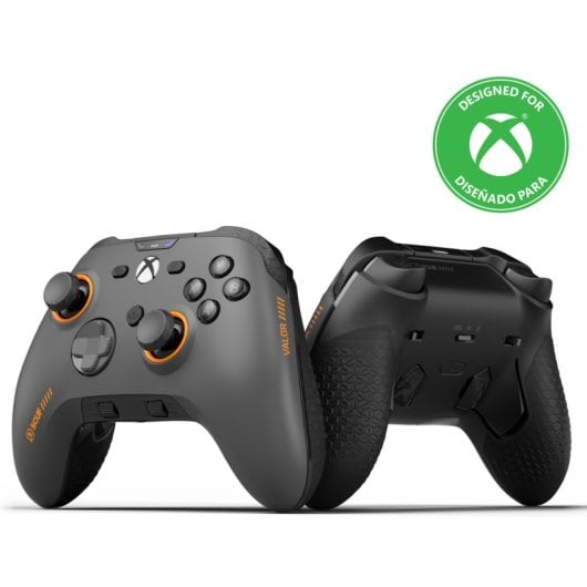 Manette sans fil SCUF Valor Pro grise avec 4 palettes, compatible Xbox et PC, application TMR