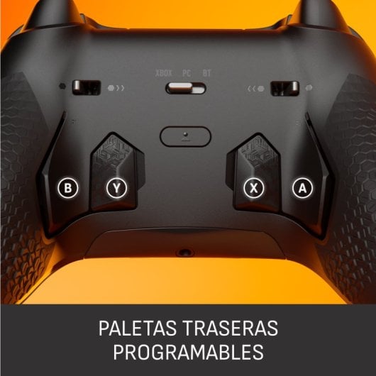Manette sans fil SCUF Valor Pro grise avec 4 palettes, compatible Xbox et PC, application TMR