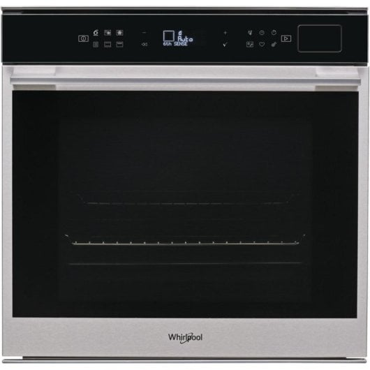 Horno eléctrico Whirlpool W7 OS4 4S1 H 73 litros Inox pirolítico con vapor y grill