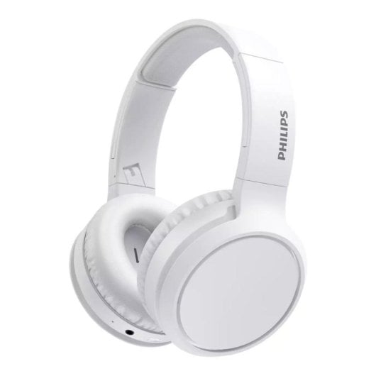 Auriculares Philips 5000 Series TAH5205WT/00 inalámbricos Bluetooth para música plegables blancos