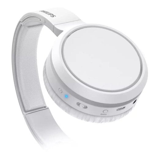 Auriculares Philips 5000 Series TAH5205WT/00 inalámbricos Bluetooth para música plegables blancos