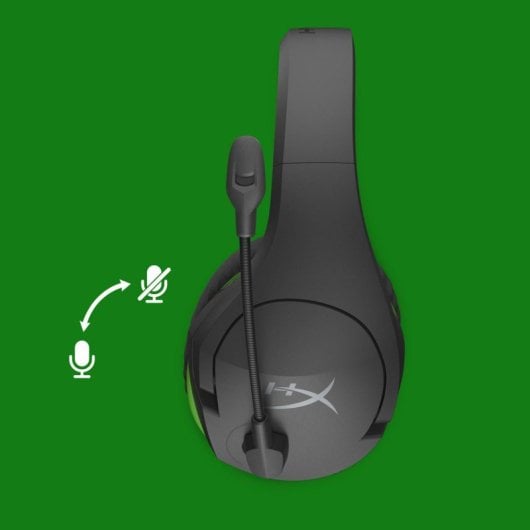 Auriculares HyperX CloudX Stinger Core Inalámbricos Wireless Gaming con Cancelación de Ruido para Xbox, Negro y Verde