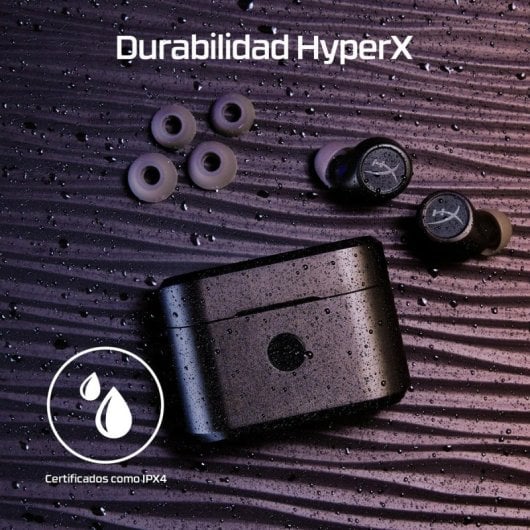 Auriculares HyperX Cirro Buds Pro inalámbricos Bluetooth con Cancelación de Ruido híbrida, micrófono y protección IPX4, 