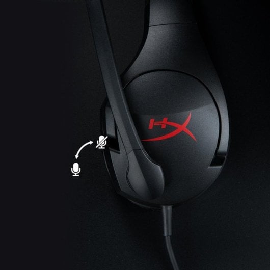 Auriculares HyperX Cloud Stinger con cable Jack 3,5 mm Gaming Cancelación de Ruido Negro-Rojo