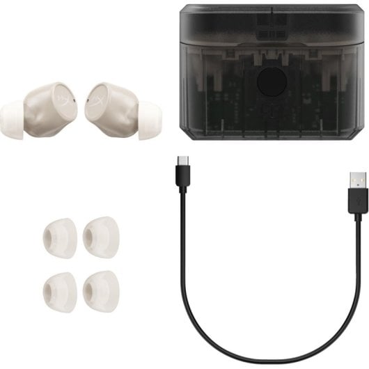 Auriculares HyperX Cirro Buds Pro inalámbricos Bluetooth con Cancelación de Ruido Activa híbrida, Micrófono y protección