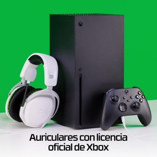 Auriculares HyperX CloudX Stinger 2 con cable Xbox Jack 3,5 mm Micrófono Cancelación de Ruido Blancos
