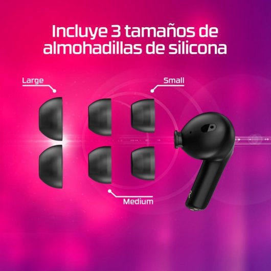 Auricolari HyperX Cloud MIX Buds 2 Wireless Bluetooth con Cancellazione Attiva del Rumore, Gaming, Nero