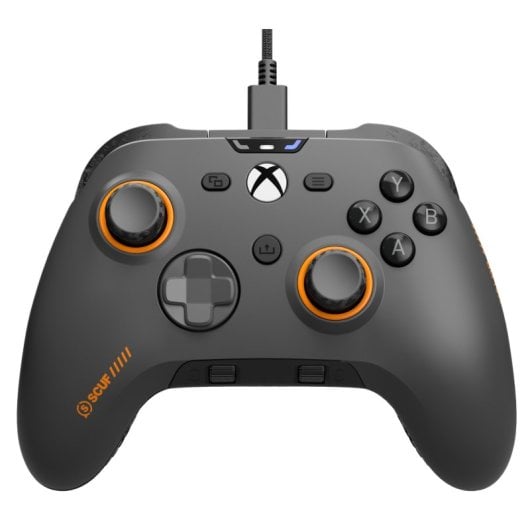 Manette filaire SCUF Valor Pro grise, joysticks Hall 4, palettes XBOX PC