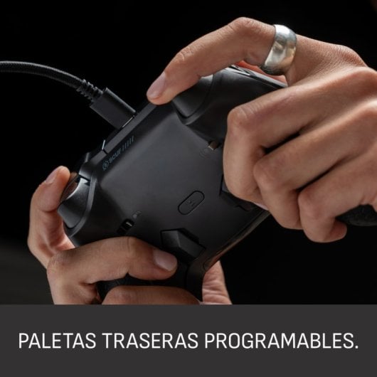 Manette filaire SCUF Valor Pro grise, joysticks Hall 4, palettes XBOX PC