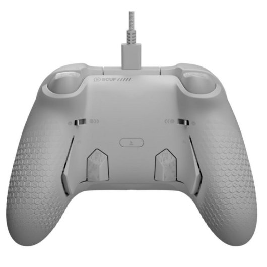 Manette SCUF Valor Pro White Câblée Effet Hall 4 Palettes Audio Pro Xbox