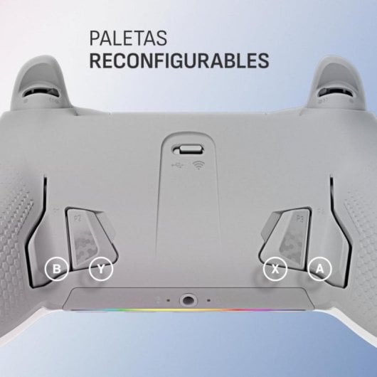 Manette Scuf Envision PRO Wireless Blanc ABXY mécaniques 11 boutons reconfigurables RGB PC