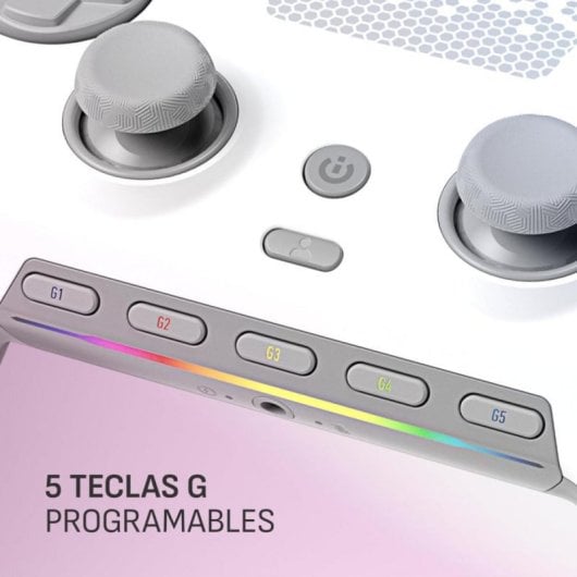 Manette Scuf Envision PRO Wireless Blanc ABXY mécaniques 11 boutons reconfigurables RGB PC