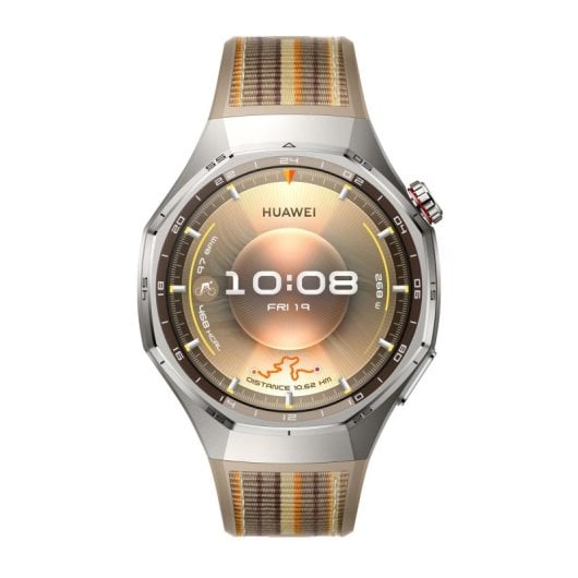Huawei Watch GT6 Pro Bluetooth GPS NFC 46mm AMOLED Negro Titanio Marrón Resistencia Agua 5ATM+IP68 SpO2 Pulsómetro Monit