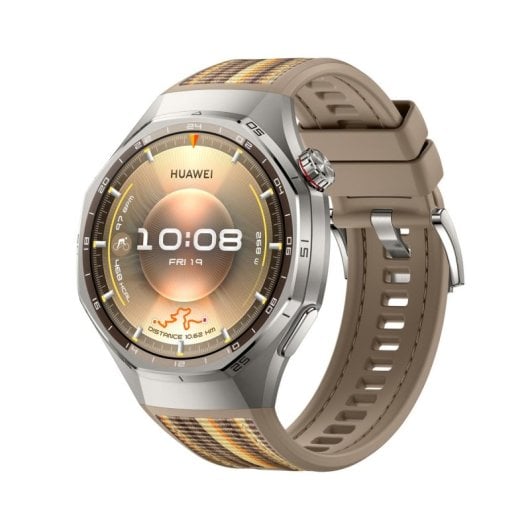 Huawei Watch GT6 Pro Bluetooth GPS NFC 46mm AMOLED Negro Titanio Marrón Resistencia Agua 5ATM+IP68 SpO2 Pulsómetro Monit