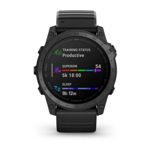 Garmin tactix 7 GPS WiFi 51mm MIP Preto Resistente à Água Pulseira Silicone Tamanho Único