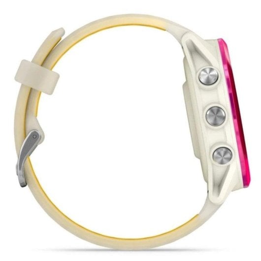 Garmin Forerunner 570 Bluetooth GPS 42mm AMOLED Blanc Jaune Étanche 5ATM SpO2 Pulsomètre