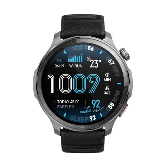 Amazfit Balance 2 XT GPS Bluetooth 47,4mm AMOLED Preto Resistente Água 5ATM Pulsómetro Sono