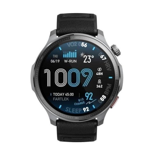 Amazfit Balance 2 XT GPS Bluetooth 47,4mm AMOLED Preto Resistente Água 5ATM Pulsómetro Sono
