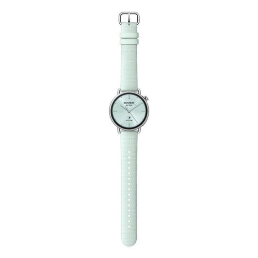 Xiaomi Watch S4 Bluetooth 41mm AMOLED Boîtier Argent Bracelet Menthe Étanche 5ATM Suivi Sommeil
