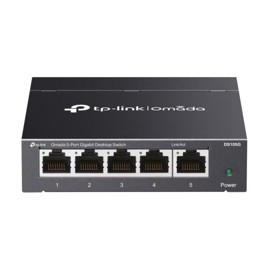Switch TP-Link Omada DS105G Gigabit Ethernet 5 Ports Sans Gestion Carcasse Acier
