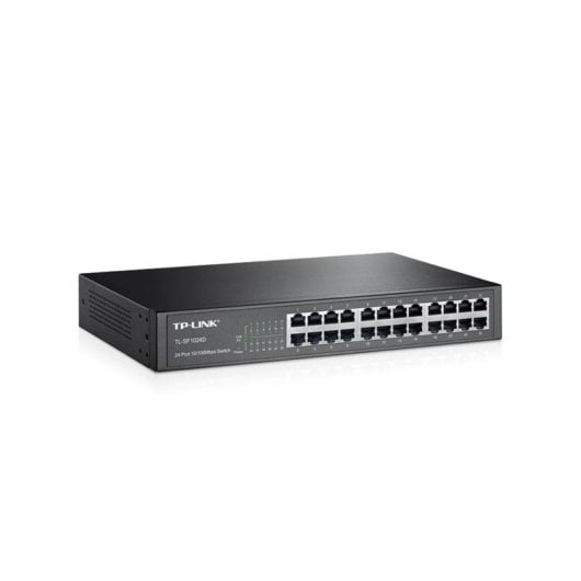 Switch TP-Link TL-SF1024D 24 Puertos Fast Ethernet Rack 1U No Administrable