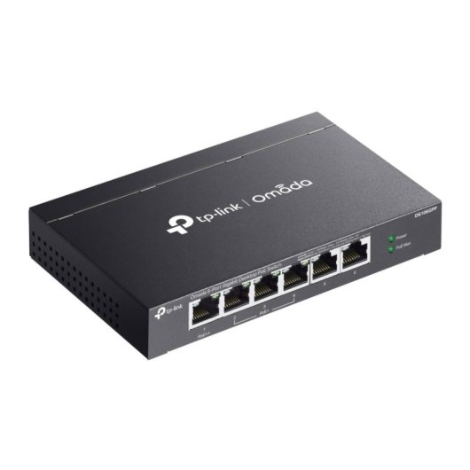 Switch TP-Link Omada DS106GPP 6 ports Gigabit PoE+ acier sans ventilateur