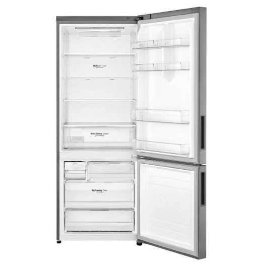 Kühlschrank Combi LG GBB566PZHMN Total No Frost 185 cm 462 L E Platin WiFi