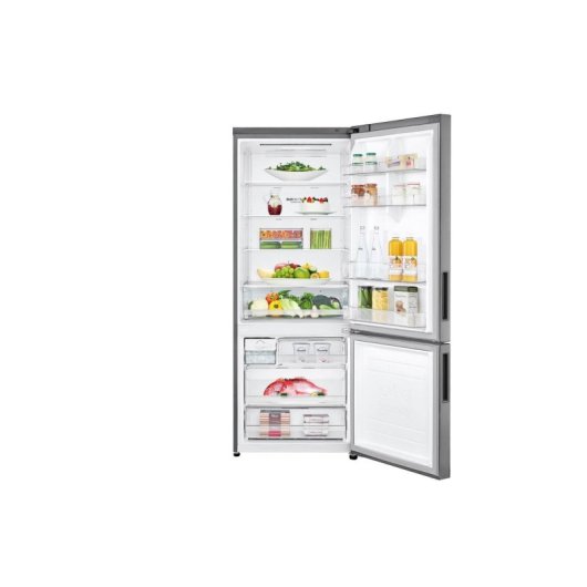 Réfrigérateur Combiné LG GBB566PZHZN No Frost 185 cm 461 L E Argent