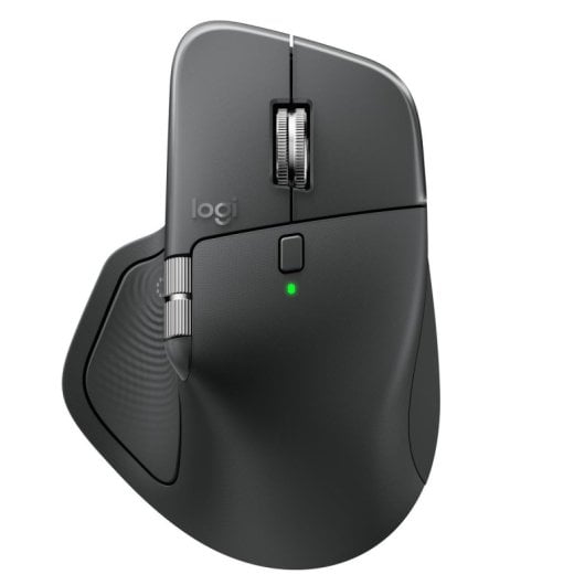 Logitech MX Master 4 Rato Ergonómico Sem Fios RF + Bluetooth 8000 DPI com 8 Botões Grafite