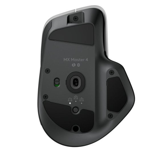 Logitech MX Master 4 Rato Ergonómico Sem Fios RF + Bluetooth 8000 DPI com 8 Botões Grafite