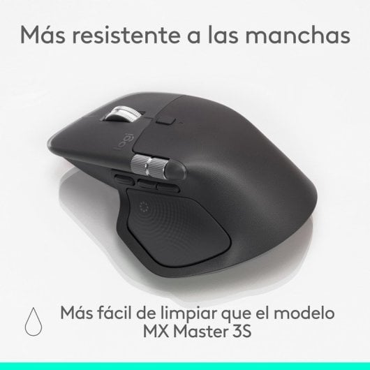 Maus Logitech MX Master 4 Wireless RF Bluetooth 8000 DPI Graphit Ergonomisch programmierbar
