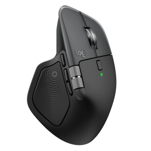 Souris Logitech MX Master 4 Bluetooth Laser 8000 DPI Argent 8 Boutons Ergonomique