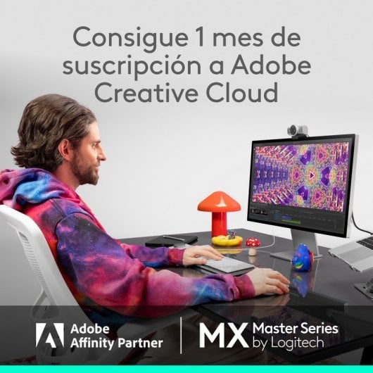 Souris Logitech MX Master 4 Bluetooth 8000DPI Argent 8 Boutons Ergonomique