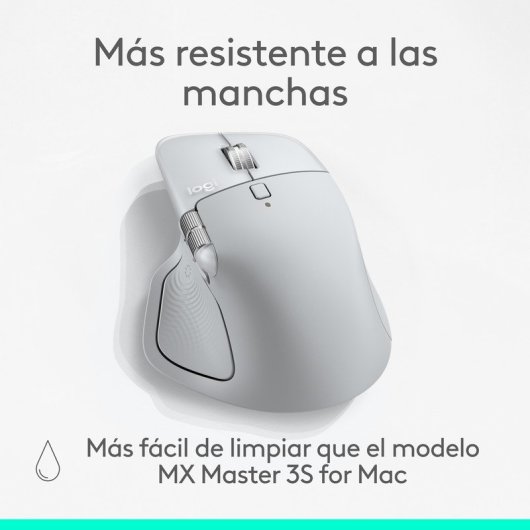 Souris Logitech MX Master 4 Bluetooth 8000DPI Argent 8 Boutons Ergonomique