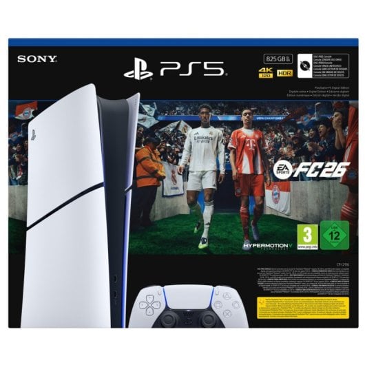 Sony PlayStation 5 Digital Slim + EA FC 26 (téléchargeable)