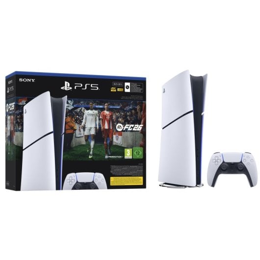 Sony PlayStation 5 Digital Slim + EA FC 26 (téléchargeable)