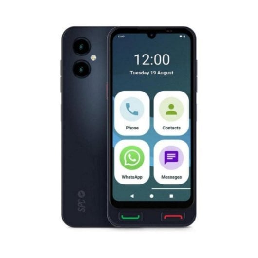 SPC Zeus 2 Pro 4GB 128GB 6.1" IPS 4G Dual SIM NFC Bateria Câmera 50MP Android 15 Preto