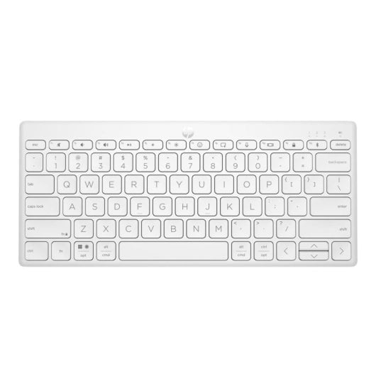Tastatur mechanisch HP 350 WHT Compact Multi-Device DE Bluetooth weiß mini