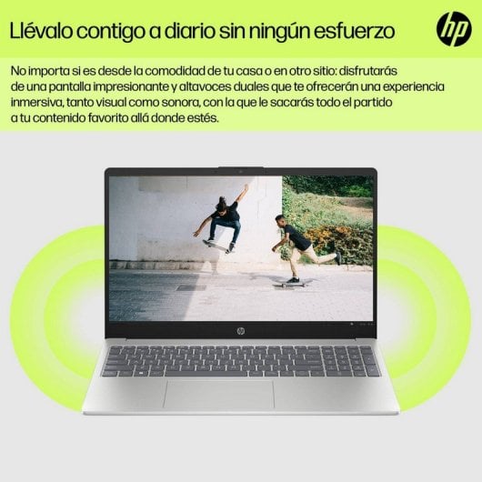 Portátil HP 15-fd0278ns 15.6" Intel Core i5-1334U 16GB RAM 512GB SSD FHD Plata Windows 11