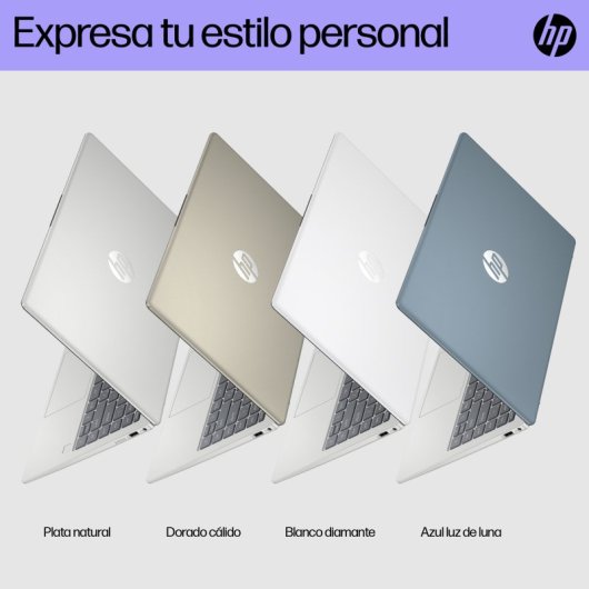 Portátil HP AI 14-hc0000ns 14" Intel Core Ultra 7 255U 16GB 1TB SSD IPS FHD Windows 11 Home Plata