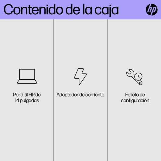 Portátil HP AI 14-hc0000ns 14" Intel Core Ultra 7 255U 16GB 1TB SSD IPS FHD Silber