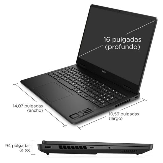 Portátil HP OMEN 16-ap0033ns 16" AMD Ryzen 9 8940HX 32GB 1TB SSD RTX 5060 + Auriculares Gaming Reacondicionado