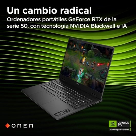 Portátil HP OMEN 16-ap0033ns 16" AMD Ryzen 9 8940HX 32GB 1TB SSD RTX 5060 + Auriculares Gaming Reacondicionado