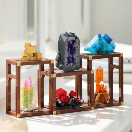 Bauset LEGO Ideas 21362 Mineraliensammlung 880 Teile Kreatives Ausstellungsset